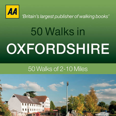 50 Walks in Oxfordshire map